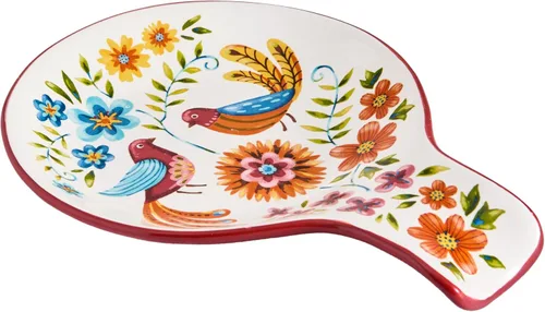 Miniatura 20 de Bico Margret's Garden Soporte de cuchara para estufa, soporte de cuchara de cerámica para encimera de cocina, fácil de limpiar, soporte de cuchara