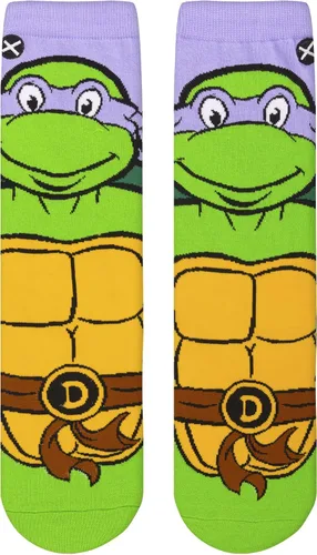Miniatura 5 de Odd Sox, Nickelodeon TMNT Teenage Mutant Ninja Turtles, 90's Cartoon, Fun Socks
