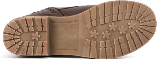 Miniatura 6 de DREAM PAIRS Botines de combate con cordones para mujer