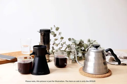 Miniatura 7 de 1 paquete – Soporte doble estándar para gotero de café compatible con Aeropress® – Cafeteras pequeñas (no para versión XL)