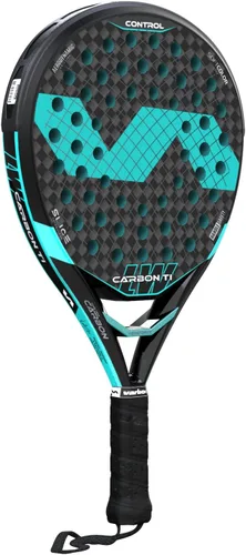 Miniatura 5 de Varlion LW Carbon Ti - Raqueta de pádel - Forma redonda para un máximo control - EVA Softcore, marco de carbono y fibra de vidrio, perforación