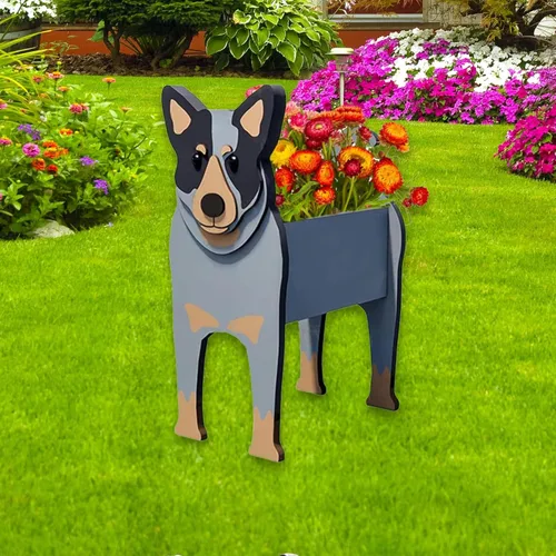 Miniatura 14 de Maceta de Perro English Springer Spaniel, Macetas de Plantas, Bonita Maceta de Jardín para Perros, Macetas de Perro Regalos de Cumpleaños