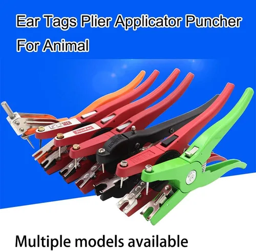 Miniatura 4 de Ganado Animal Ear Tag Alicates Aplicador Puncher Tagger para cerdo, oveja, cabra, perro