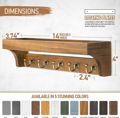 Miniatura 2 de Rebee Vision Soporte para llaves de 14 pulgadas - Acacia