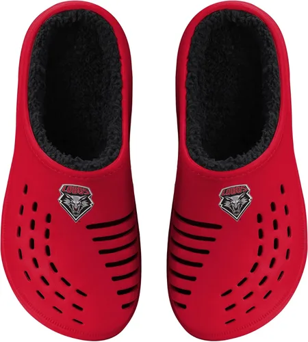 Miniatura 19 de FOCO Men's NCAA Sherpa Lined Big Logo Clog