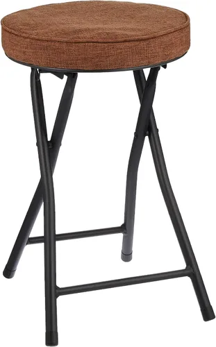 Miniatura 15 de パール金属(PEARL METAL) Respaldo incluido, BLKP Silla de tubo plegable, 28.7 in, negro mate