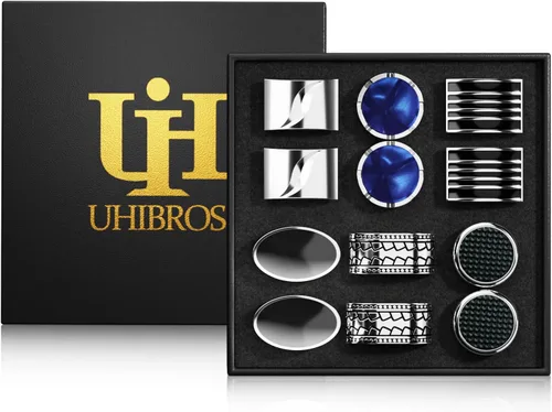 Miniatura 2 de Gemelos para hombres, camisa de esmoquin de acero inoxidable 316L, accesorios únicos de negocios, novio, boda, negro, plata, oro, joyería para hijo
