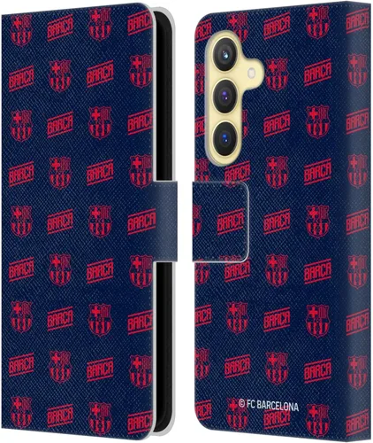 Miniatura 122 de Head Case Designs Funda de piel con licencia oficial del FC Barcelona Barca Crest Graphics para Samsung Galaxy A06 4G