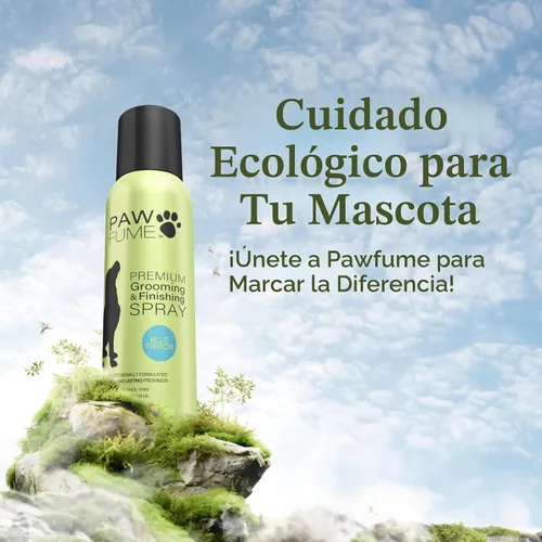 Miniatura 9 de PAWFUME - Perfume en aerosol para perros para aseo, cinta azul, paquete de 1 – Mantén a tu cachorro fresco todo el día – Probiótico, sin alcohol