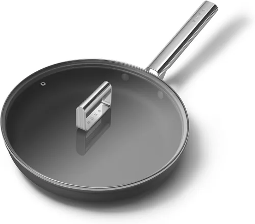 Miniatura 6 de Smeg Utensilios de cocina Sartén negra de 10 pulgadas Negro