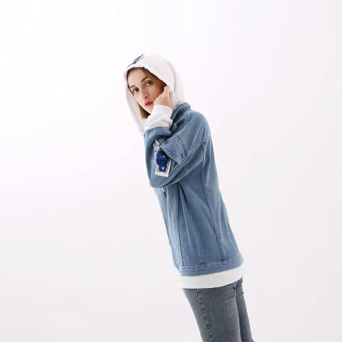 Miniatura 4 de NECHARI Toilet Bound Hanako Kun Sudadera con capucha Denim Chaqueta Japonesa Anime Sudadera Pullover Yashiro Nene Cosplay Traje