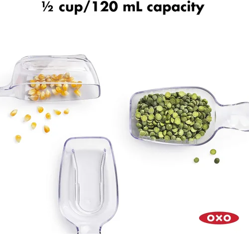 Miniatura 2 de OXO Good Grips accesorios para contenedores POP juego de 3 piezas de cuchara medidora, (paquete de 2)