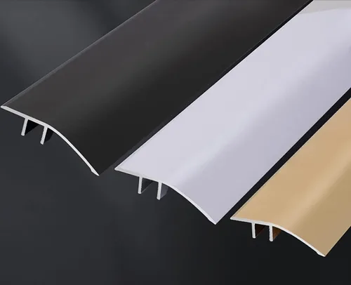 Miniatura 3 de Tira de umbral de transición suave para piso/alfombra/puertas, borde de aluminio metálico para transiciones de umbral con una altura inferior a 0.6