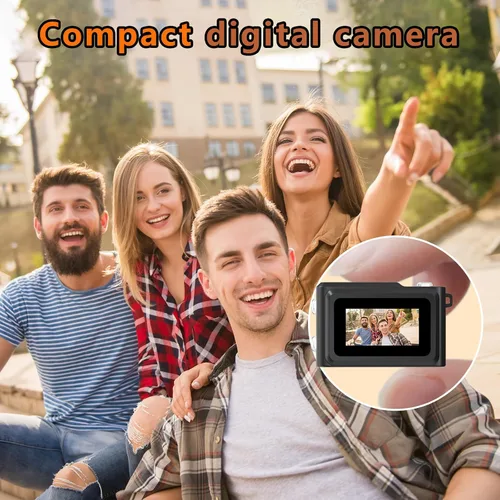 Miniatura 8 de Mini cámara retro con llavero – Cámara digital pequeña FHD de 1080P con lente de 2 MP, pantalla de 0.96 pulgadas y adaptador OTG con tarjeta de 16