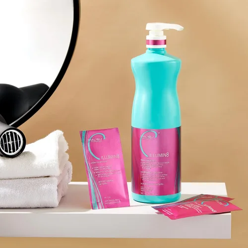 Miniatura 3 de Malibu C ILLUMIN8 - Acondicionador de brillo (6 paquetes) – Concentrado para el brillo del cabello y manejabilidad – Acondicionador de cabello