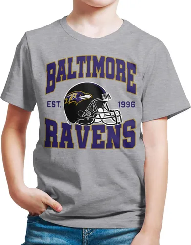 Miniatura 34 de Junk Food Clothing x NFL - Casco de equipo - Camiseta de manga corta para niños y niñas con licencia oficial de la NFL