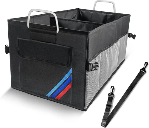Miniatura 8 de Organizador de maletero de coche, impermeable, plegable, portátil, multiusos, caja de almacenamiento, organizador de bolsa de comestibles