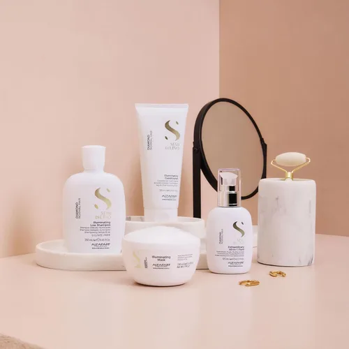 Miniatura 9 de ALFAPARF MILANO Semi di Lino Diamond Shine - Champú iluminador sin sulfato - Añade brillo y brillo - Sin parabenos ni parafina - Seguro para cabello