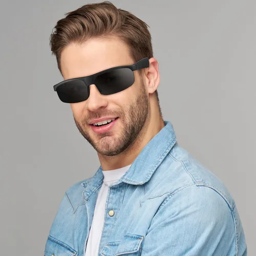 Miniatura 5 de Gafas inteligentes, gafas de sol polarizadas Bluetooth, micrófono y altavoces integrados, asistente de voz, protección UV, gafas de sol de audio