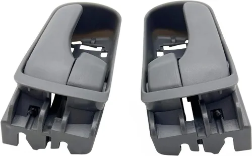 Miniatura 5 de Cheriezing Tirador de puerta interior gris compatible con Sienna 2004-2010 mango interior repuesto # 69206-AE010 FL, 69205-AE010 FR Juego de 2