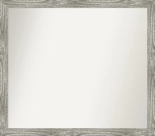 Miniatura 358 de Amanti Art Espejo personalizado, espejo de baño gris plomo a rayas, espejo de pared o espejo de tocador de baño sobre el fregadero
