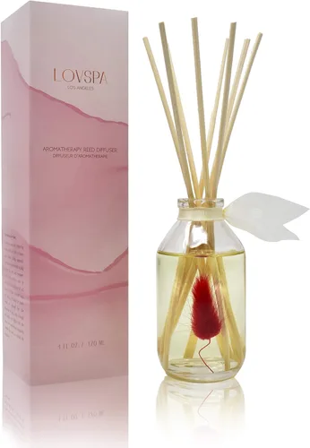 Miniatura 30 de Set de difusor de cañas, difusor de aceite perfumado con aroma a ámbar romántico y varillas, accesorios de fragancia para el hogar para decorar