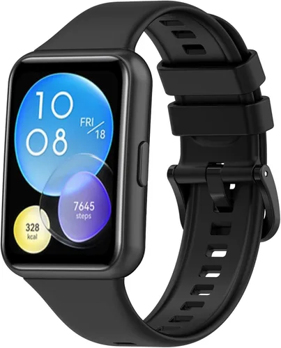 Miniatura 30 de Senter Correas de repuesto de goma suave de liberación rápida para Huawei Watch Fit 2 Smart Watch Blanco