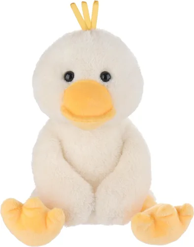 Miniatura 4 de Juguetes de Cordero de Albaricoque de Peluche de Pato de Terciopelo Blanco con Pata Fina, Animal de Peluche Suave y Abrazable Perfecto para Niños