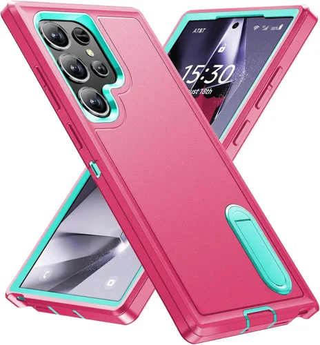 Miniatura 23 de BaHaHoues - Funda para Samsung Galaxy S22 con patas de apoyo incorporadas, cubierta protectora a prueba de golpes/polvo/caídas de grado militar