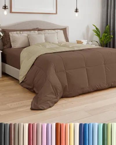 Miniatura 12 de Tamaño Individual, Edredón de Plumón Blanco Alternativo - Cálido y Ligero - Juego de Ropa de Cama de Calidad Hotelera de Lujo y Transpirable