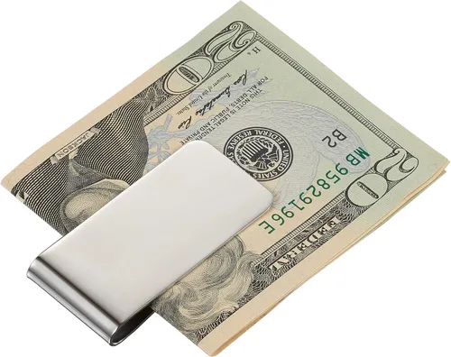 Miniatura 3 de Visol Clip de dinero de acero inoxidable personalizado con grabado personalizado