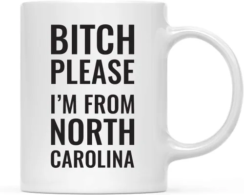 Miniatura 9 de Andaz Press Taza de café de 11 onzas, regalo de broma, Bitch Please I'm from Alabama, paquete de 1, incluye caja de regalo, divertidas ideas