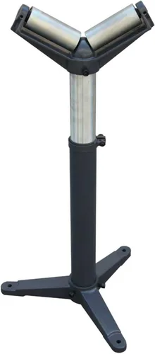 KAKA INDUSTRIAL RV-1100 Soportes y soportes, soporte de tubería con cabezal en V, súper resistente, ajustable, de 24 pulgadas a 43 pulgadas de alto