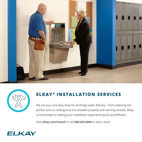 Miniatura 3 de Elkay EZS8L Enfriador de Agua Libre de Barreras, Cumple con ADA, 8 GPH