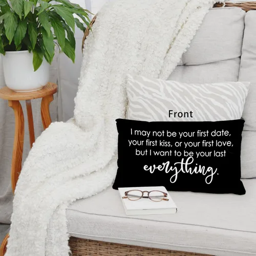 Miniatura 5 de Sufamb Regalos románticos de relaciones de larga distancia, reversible, decoración para el hogar y el dormitorio, funda de almohada de 12 x 20