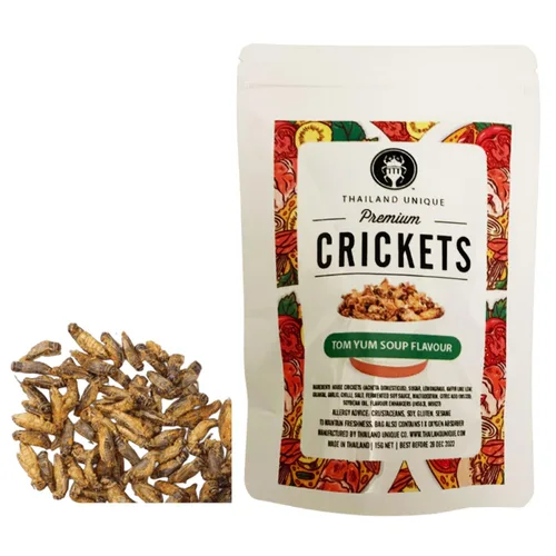 Miniatura 13 de Thailand Unique Grillos sazonados para barbacoa – Bolsa de 0.53 oz de insectos comestibles deshidratados para humanos, insectos nutritivos
