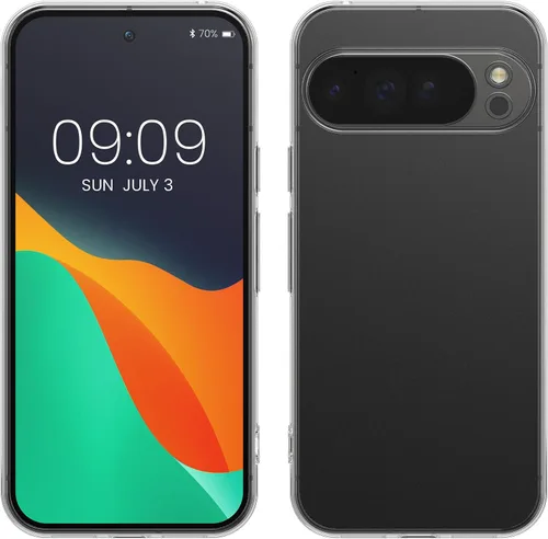 Miniatura 8 de kwmobile Funda compatible con Google Pixel 3a - Funda transparente suave delgada y flexible TPU Funda protectora para teléfono - Transparente
