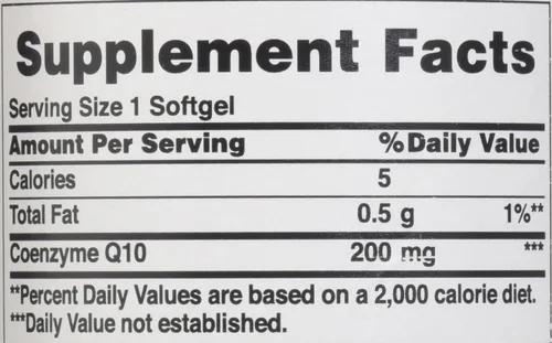 Miniatura 9 de Puritan's Pride Coenzima CoQ10 200 mg, suplemento dietético para la salud del corazón, presión arterial, salud oral de las encías y apoyo saludable
