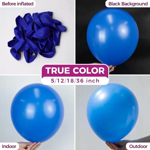Miniatura 292 de Bezente - Globos de 5 pulgadas de látex redondos pequeños para revelación de género, despedidas de soltera, cumpleaños, bodas y aniversarios, aptos
