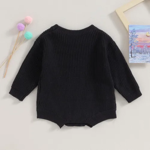 Miniatura 4 de Douhoow Suéter de punto para bebé, sudadera de punto para bebé, niña, niño, sudadera para otoño e invierno