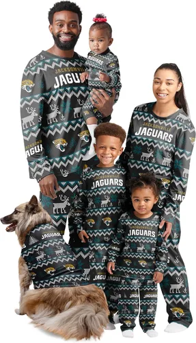 Miniatura 20 de FOCO NFL womens Nfl Team Ugly Pattern Matching Set Family Holiday Pajamas