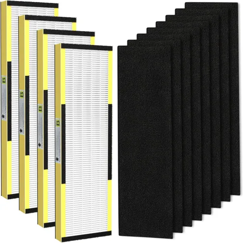 Paquete de 5 filtros HEPA FLT4825 B de repuesto con prefiltros de carbón activado compatibles con purificador de aire Guardian AC4825 AC4300 AC4800