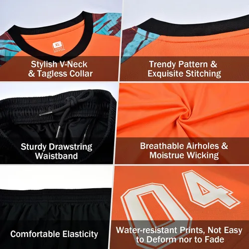 Miniatura 6 de LAIFU Camisetas de portero de fútbol personalizadas para jóvenes y adultos, con nombre y logotipo de número
