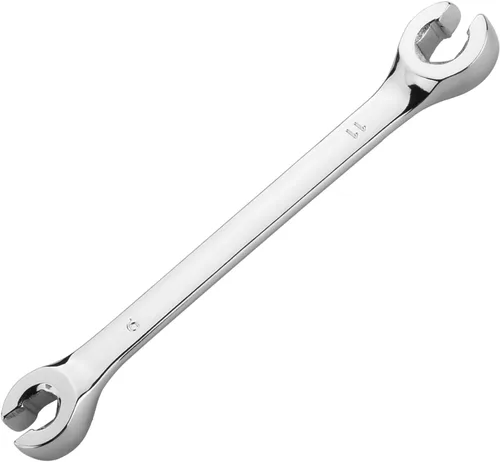 Miniatura 20 de Utoolmart Llave de tuerca de destello, 0.945 in x 1.063 in, doble extremo abierto, acero de alto carbono chapado en cromo espejo, para mantenimiento