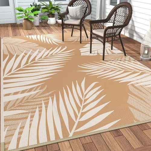 Miniatura 31 de GENIMO - Tapete reversible e impermeable para patios y exteriores, oferta, paja de plástico, para áreas grandes, campamentos, RV, pícnics, terrazas