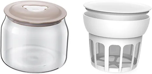 Filtro de yogur, cesta de malla de yogur, colador de malla de yogur, colador de leche, separador de suero para filtrar yogur grueso, yogur griego,