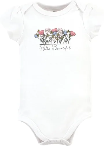 Miniatura 169 de Hudson Baby baby-girls Cotton Bodysuits 3-pack