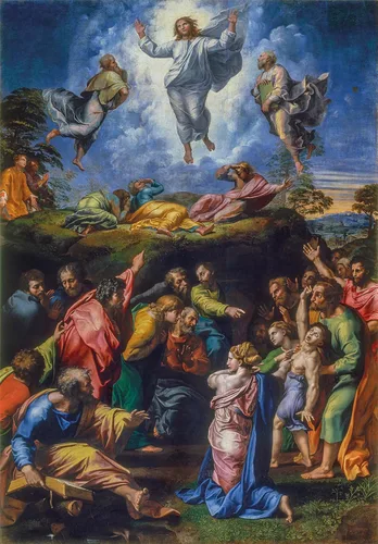 Miniatura 2 de Clementoni - Colección Museo-Rafael, Transfiguración-1500 Piezas Adultas, Arte, Pinturas Rompecabezas, Cuadros Famosos, Hecho en Italia, Multicolor