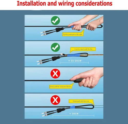 Miniatura 5 de 3M FC a FC Cable de fibra óptica blindado para exteriores Simplex 9/125 SM, Cable puente de conexión óptica 3 metros 10 pies monomodo