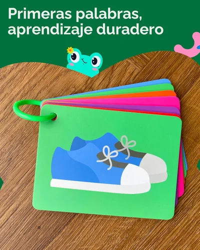 Miniatura 7 de Tarjetas de 100 primeras palabras – Tarjetas con imágenes de alto contraste – Aprendizaje educativo para el habla y vocabulario temprano